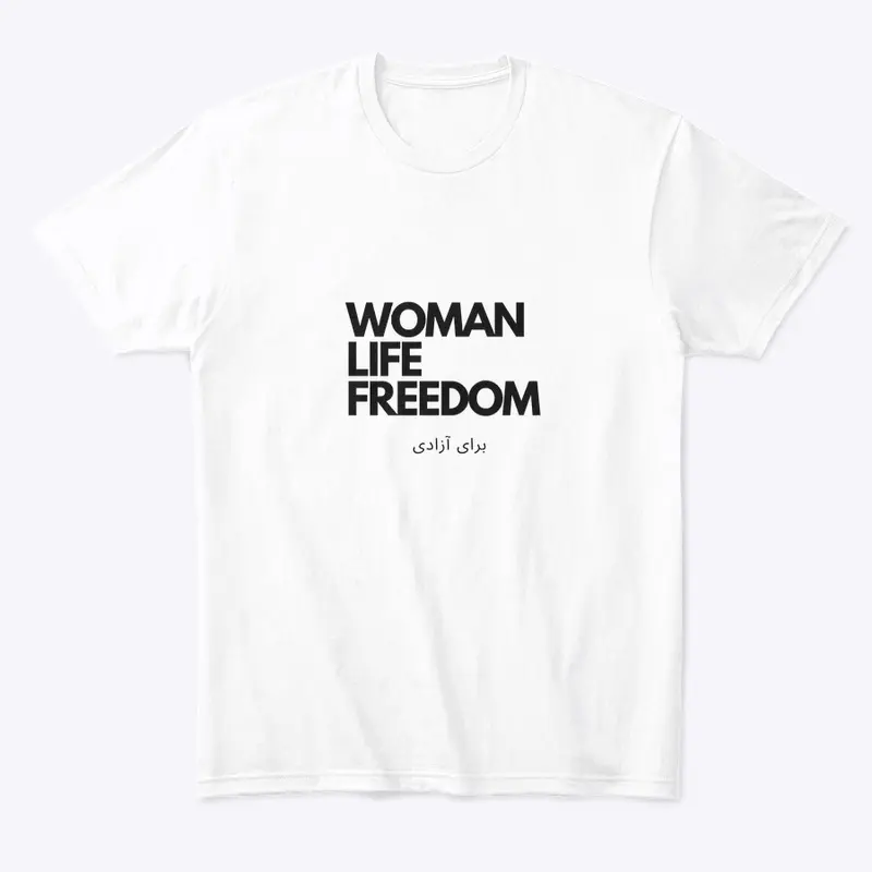 Woman life freedom print 