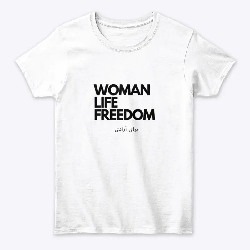 Woman life freedom print 