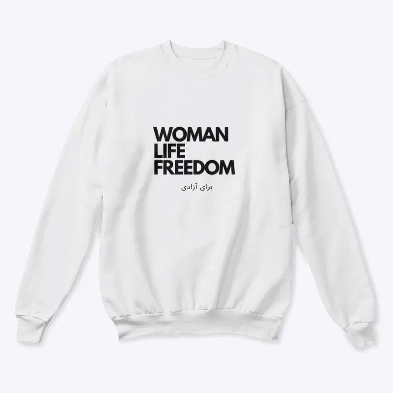 Woman life freedom print 